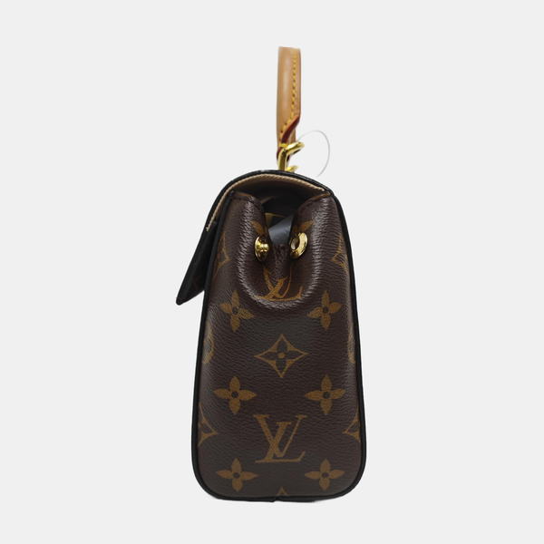 CLUNY PM Monogram Coated Canvas Brown