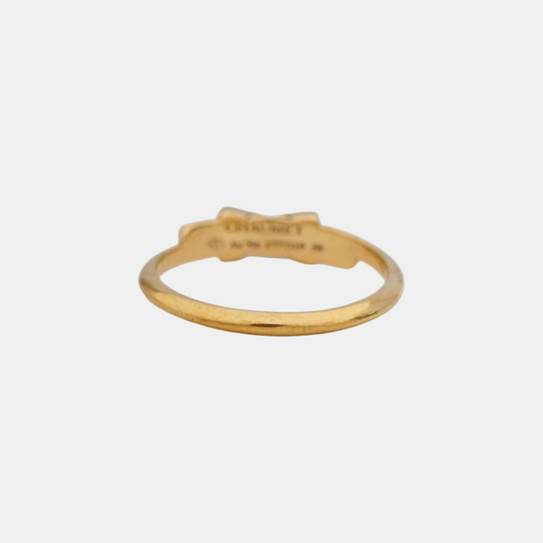 Jeux De Liens 18k Rose Gold Ring EU 50