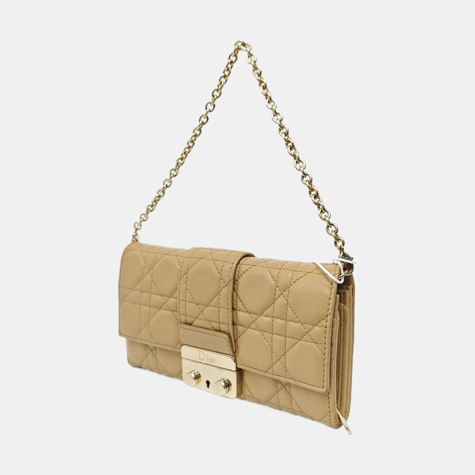 Miss Dior Cannage Lambskin Beige