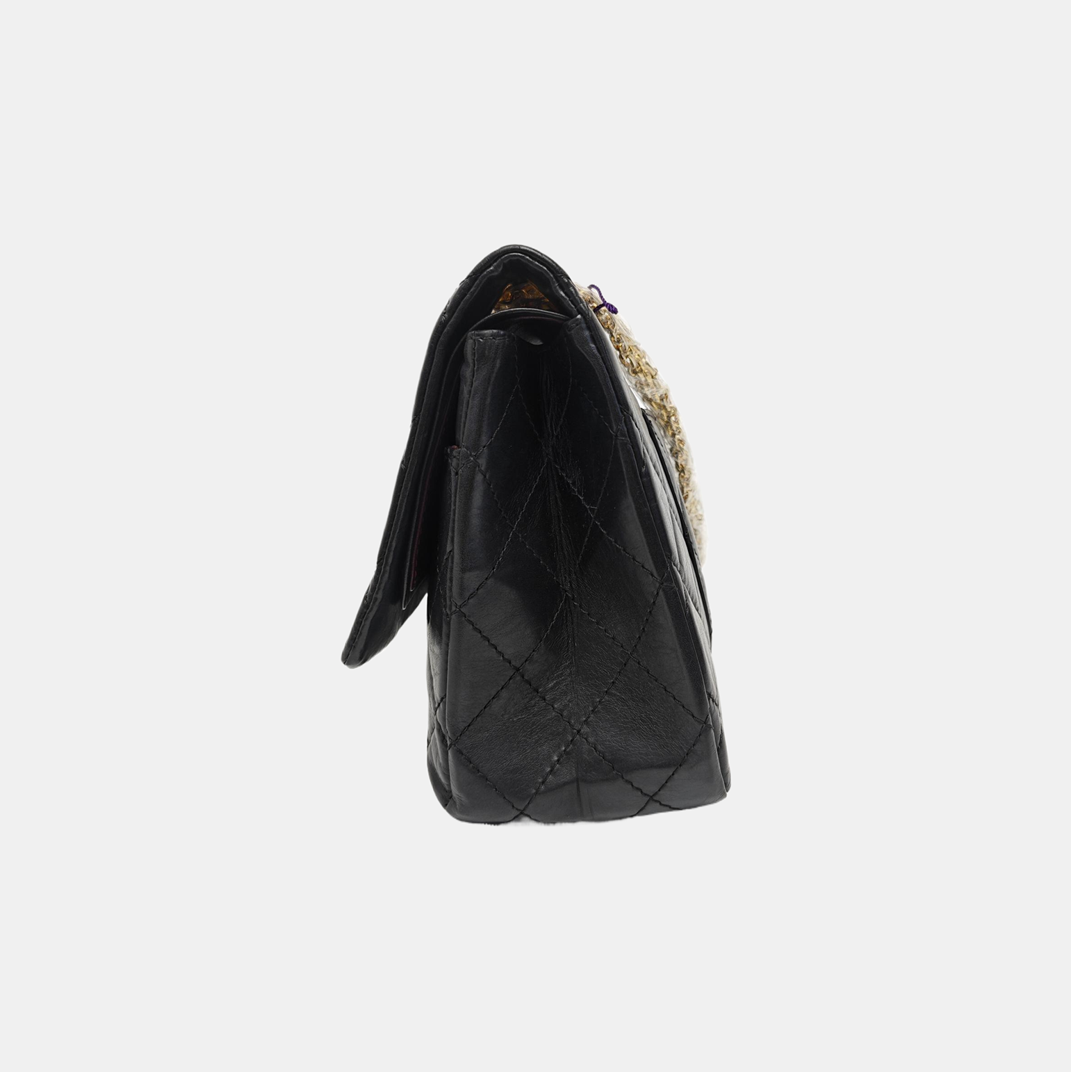 2.55 227 Quilted Calfskin Black