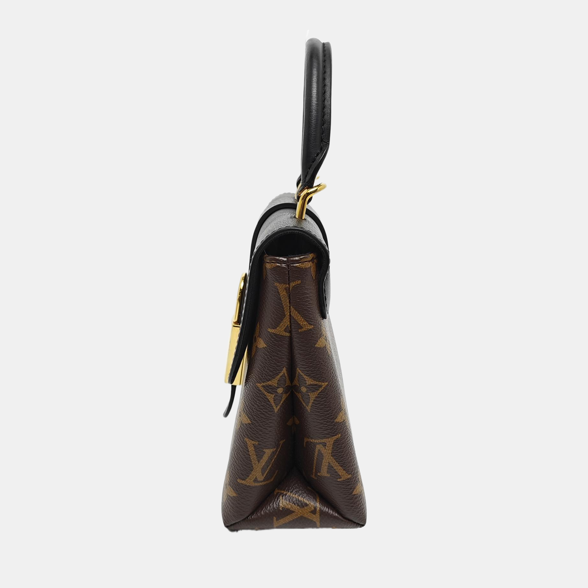 Authenticated pre-owned  LOCKY BB Monogram Coated Canvas Brown - Shoulder Bag at Looply
