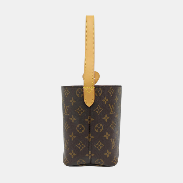 ALL IN BB Monogram Coated Canvas Brown