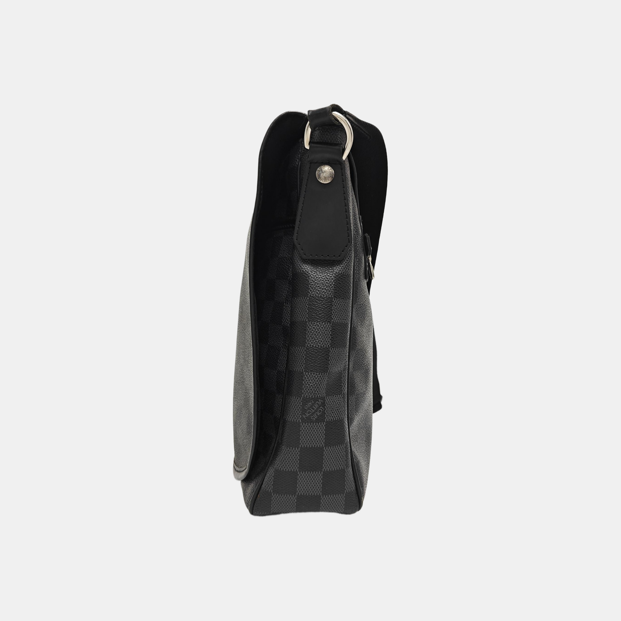 DANIEL Damier Graphite Coated Canvas Gray