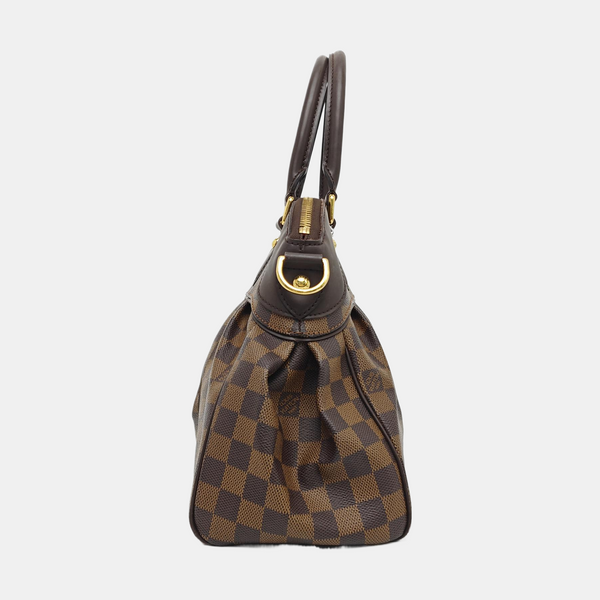 TREVI PM Damier Ebene Coated Canvas Brown
