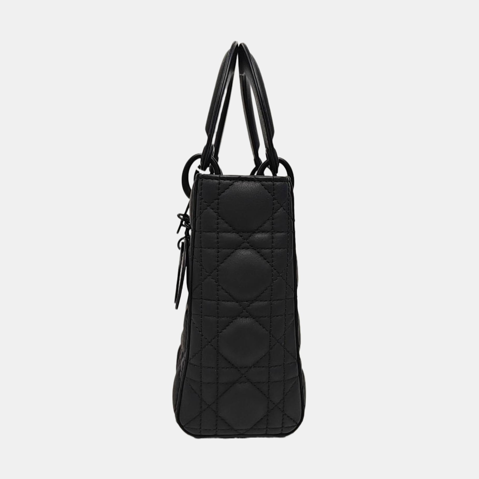 Lady Dior Small Cannage Calfskin Black