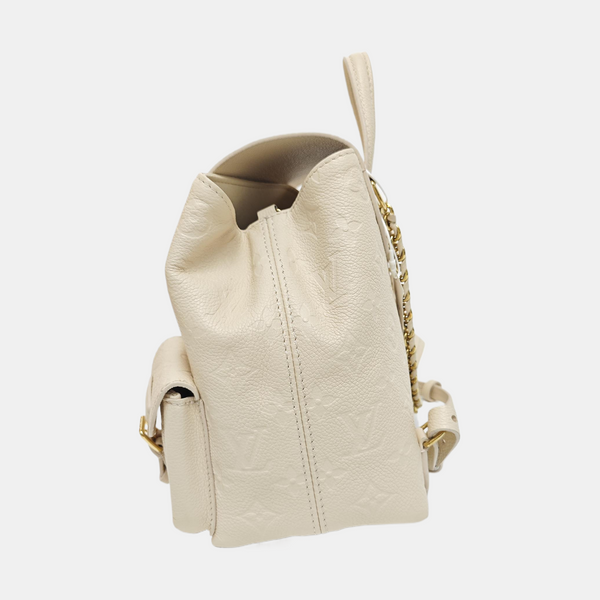 BACKUP Monogram Calfskin White