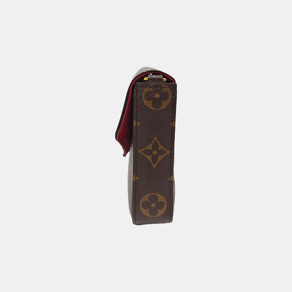 FÉLICIE Monogram Coated Canvas Brown