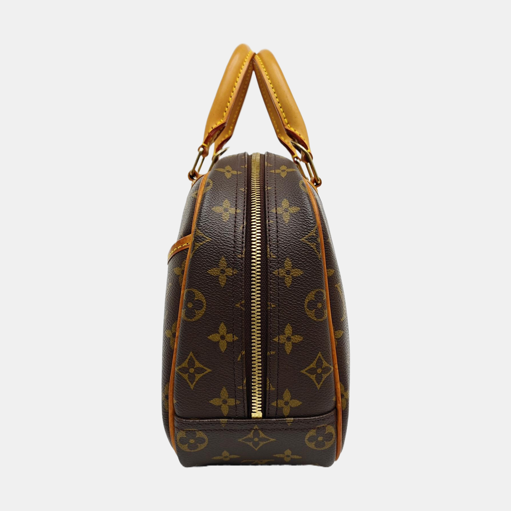 DEAUVILLE Monogram Coated Canvas Brown