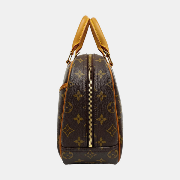 DEAUVILLE Monogram Coated Canvas Brown