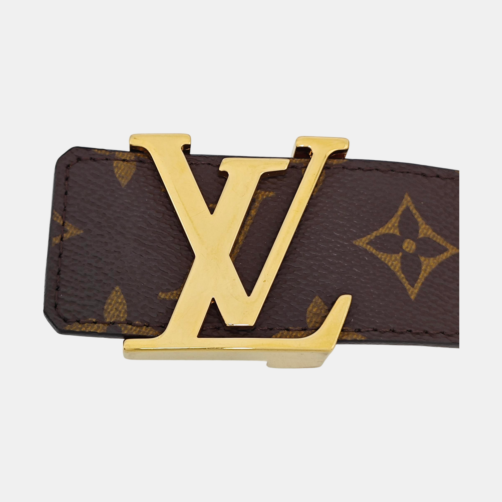 Coated Canvas Belt Brown