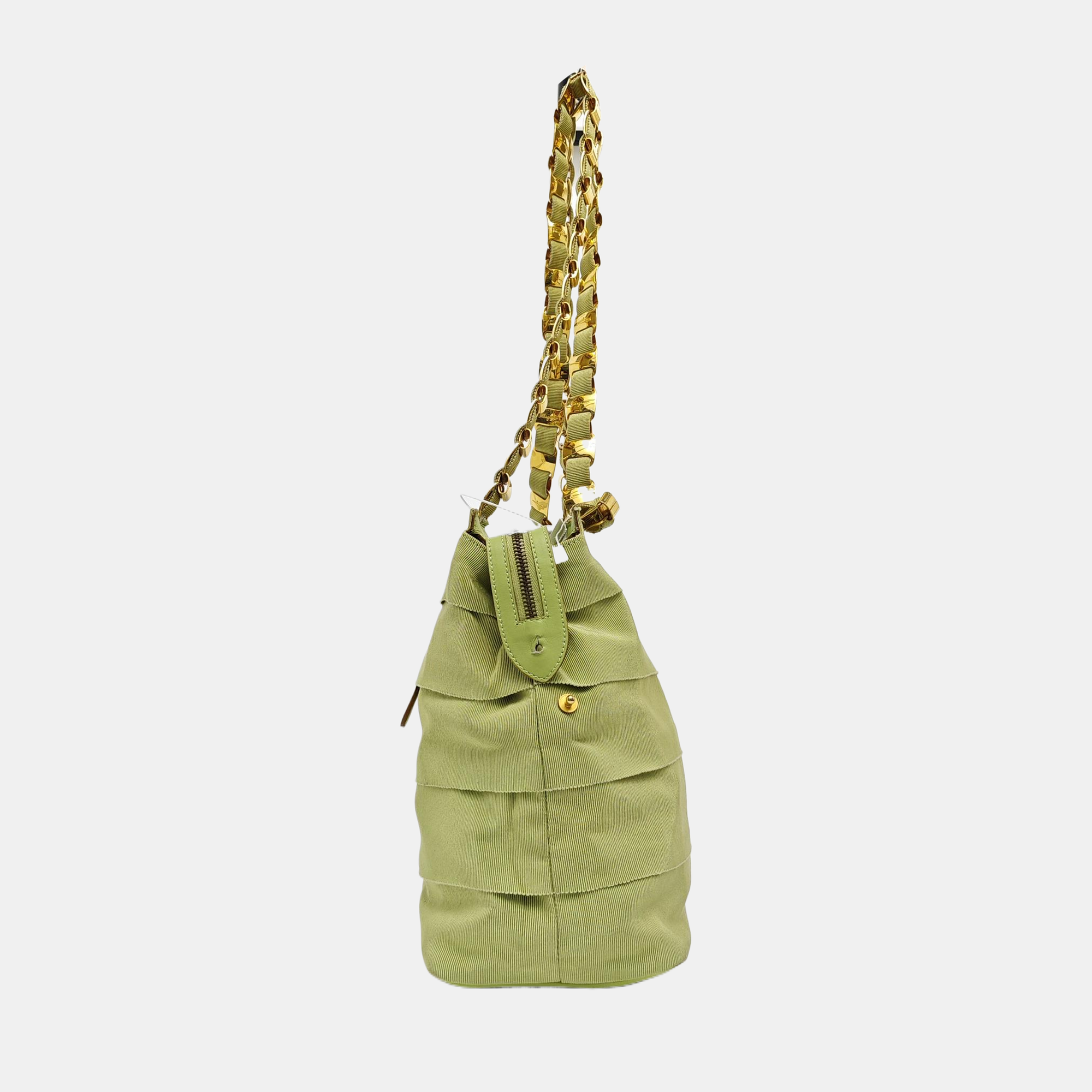 Layered Medium Canvas Green
