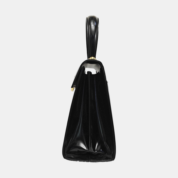 Kelly Medium Patent Leather Black