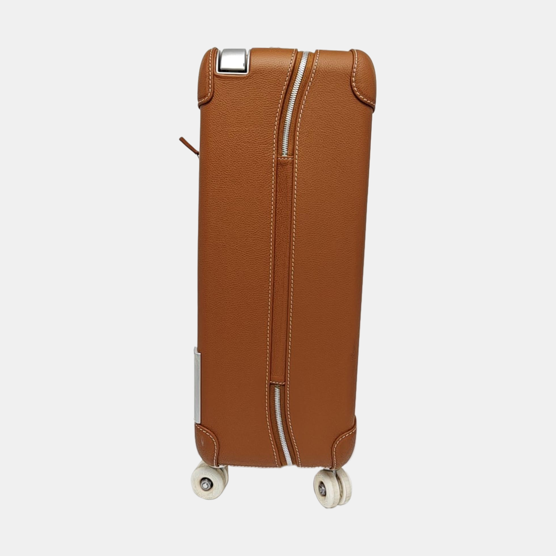 Calfskin Luggage Brown