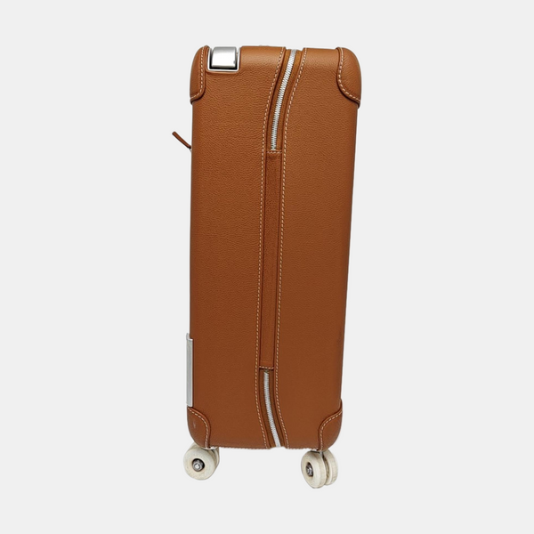 Calfskin Luggage Brown