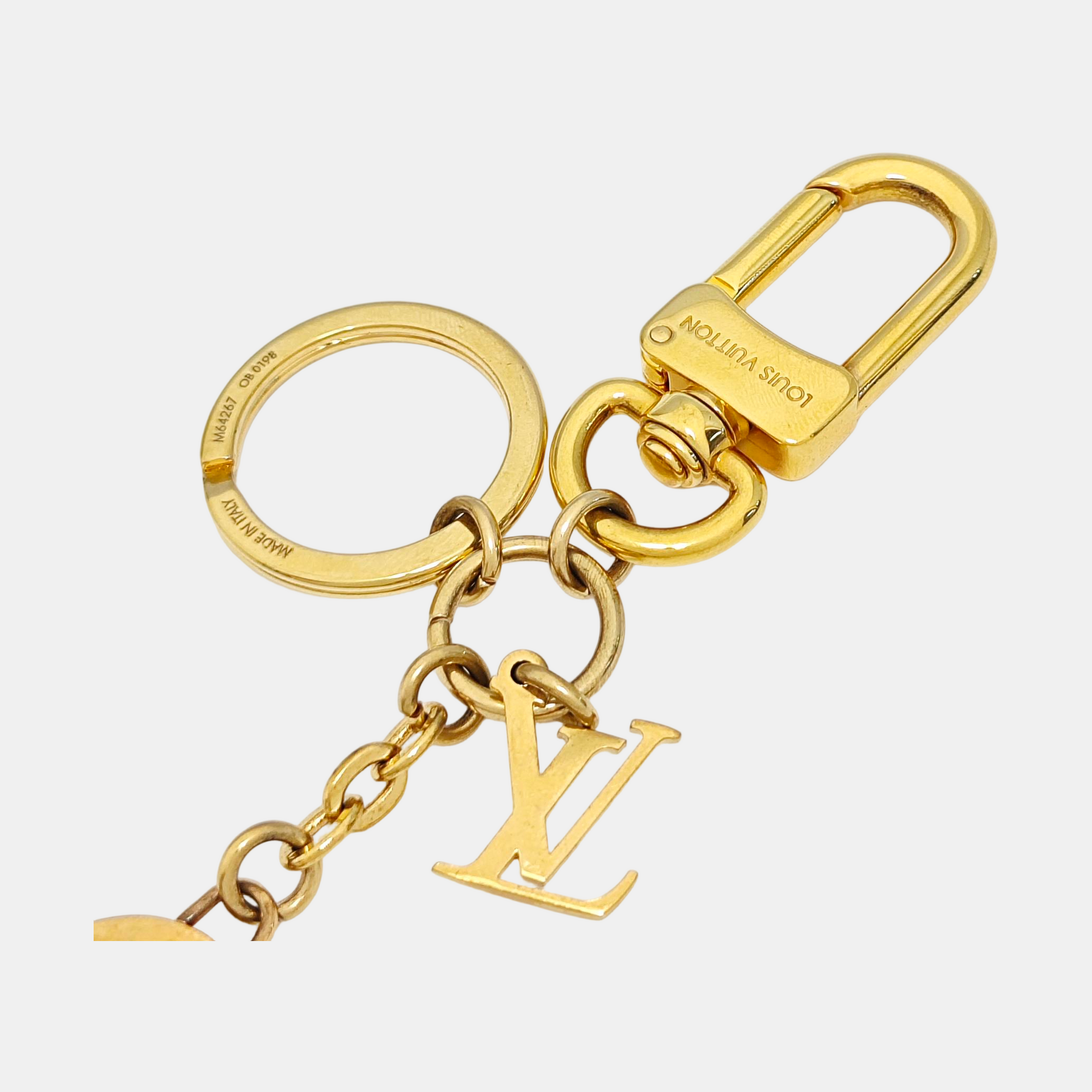 Metal Bag Charm Gold