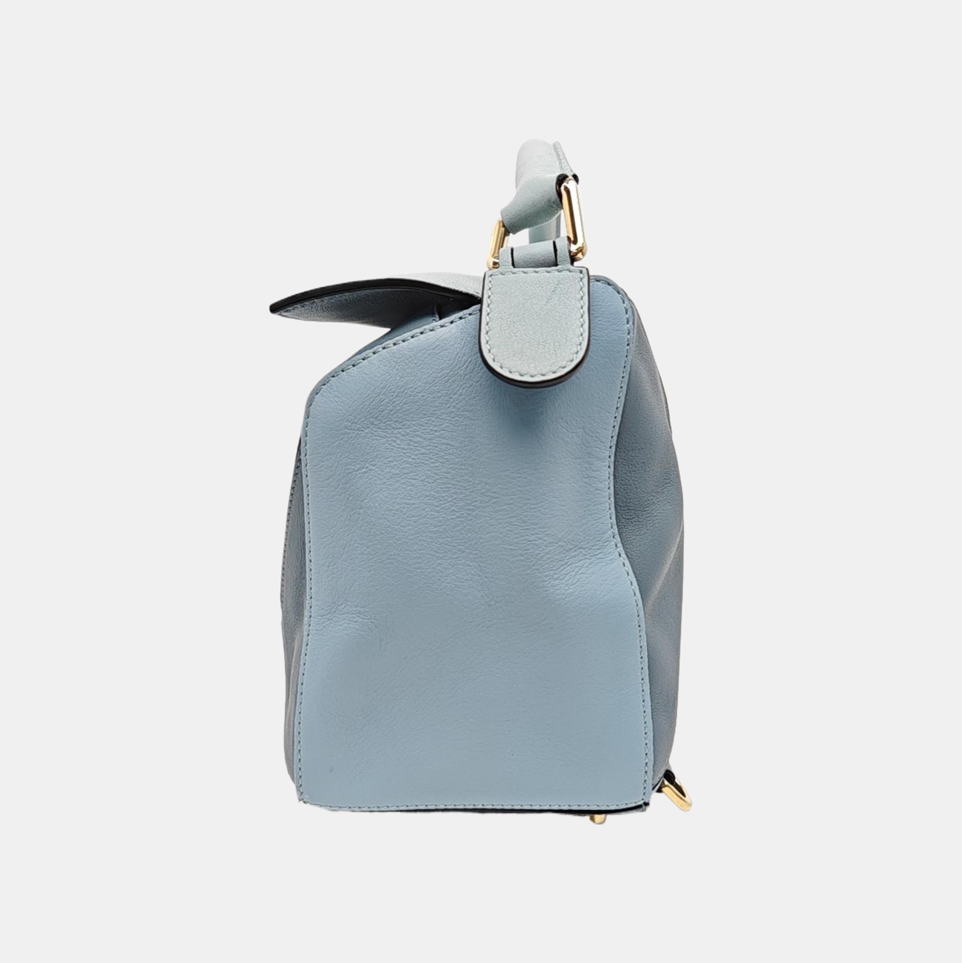 Puzzle Medium Calfskin Blue