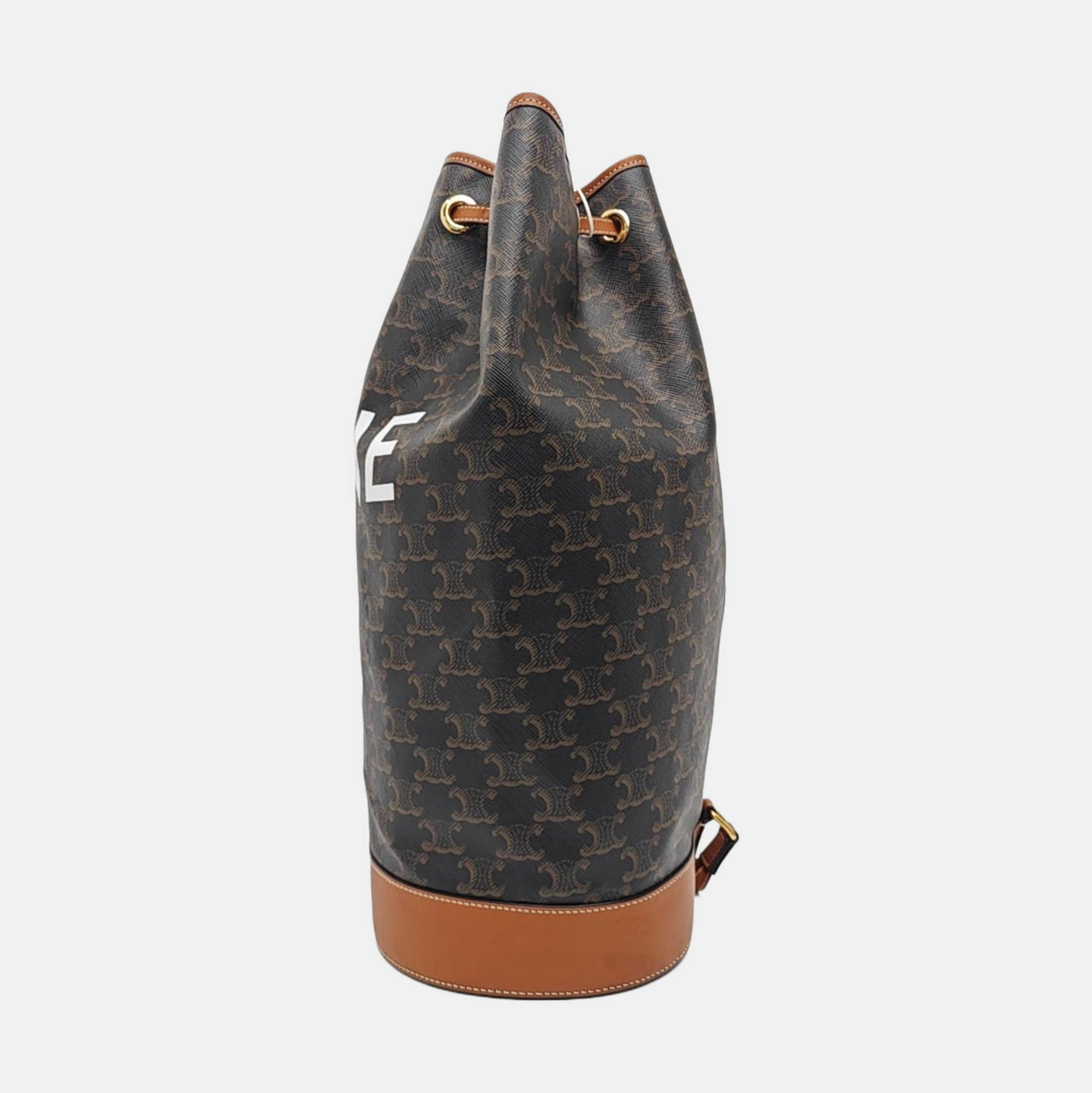 TRIOMPHE Medium Coated Canvas Brown