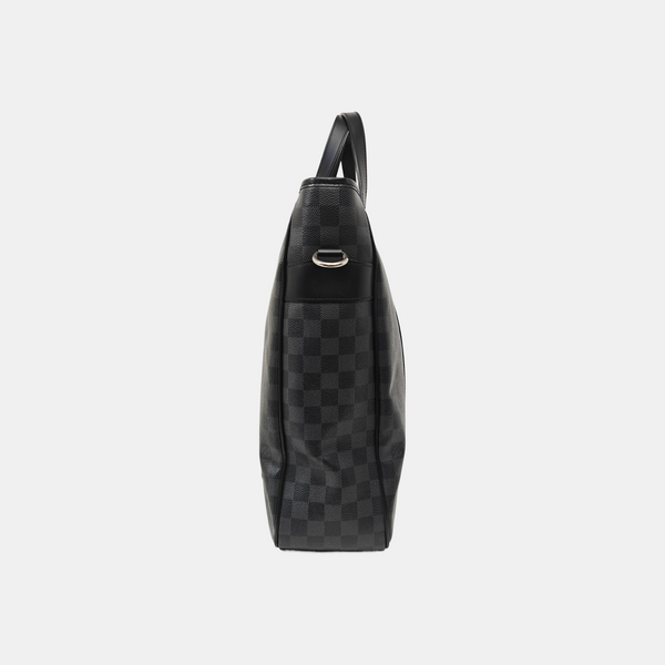 TADAO MM Damier Graphite Coated Canvas Gray