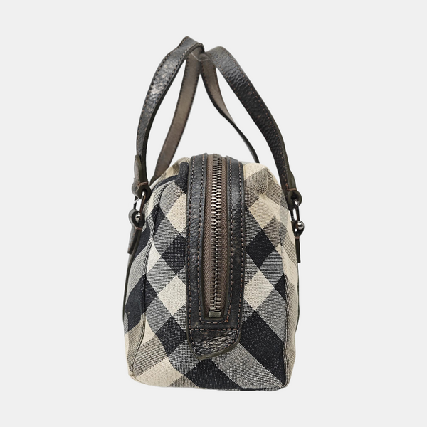 Canvas Top Handle Bag Gray