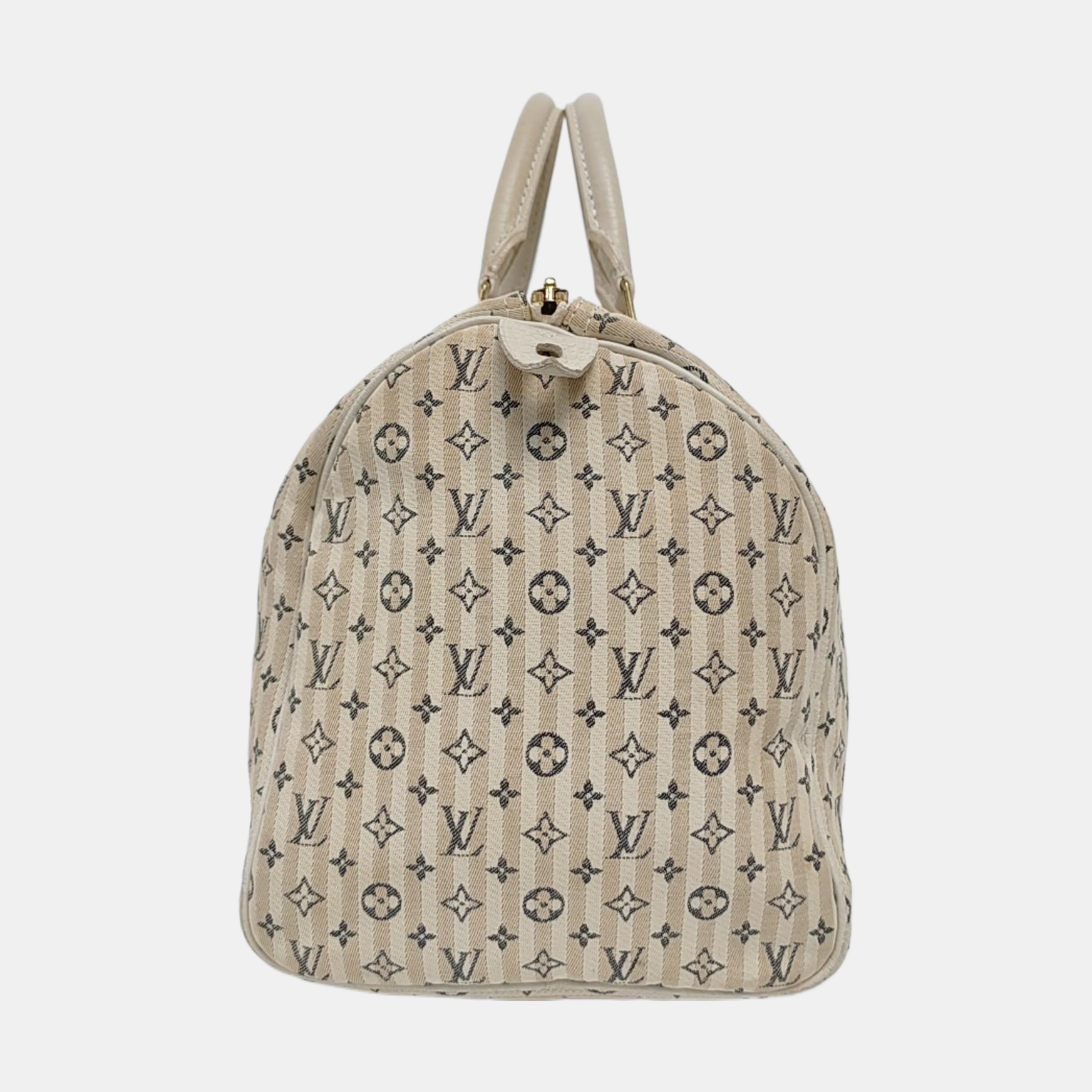 Authenticated pre-owned  SPEEDY 30 Monogram Canvas White - Top Handle Bag at Looply