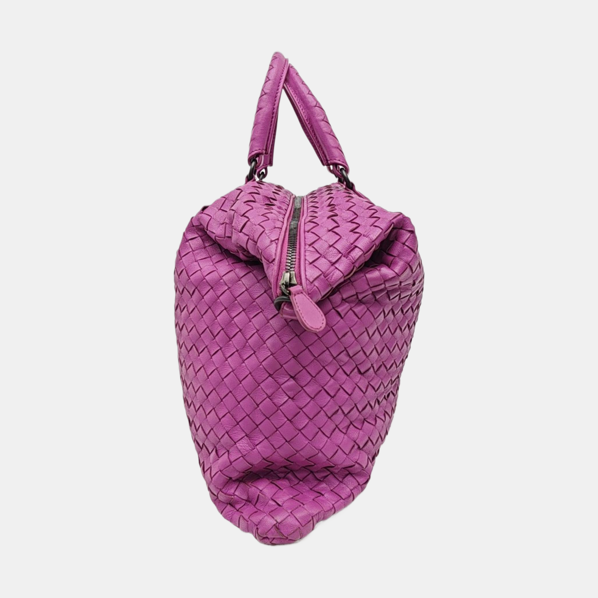 Calfskin Shoulder Bag Purple