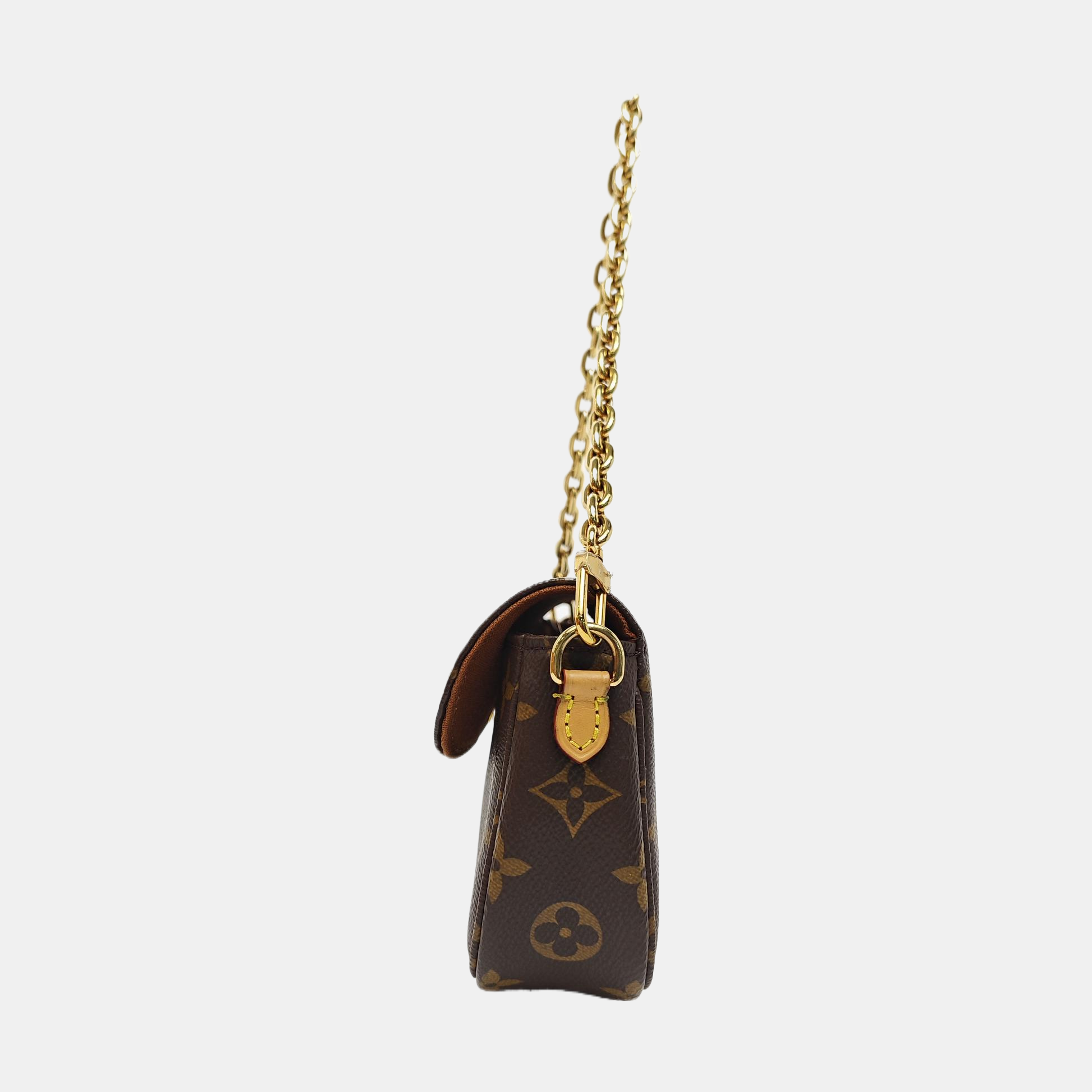 IVY Monogram Coated Canvas Brown