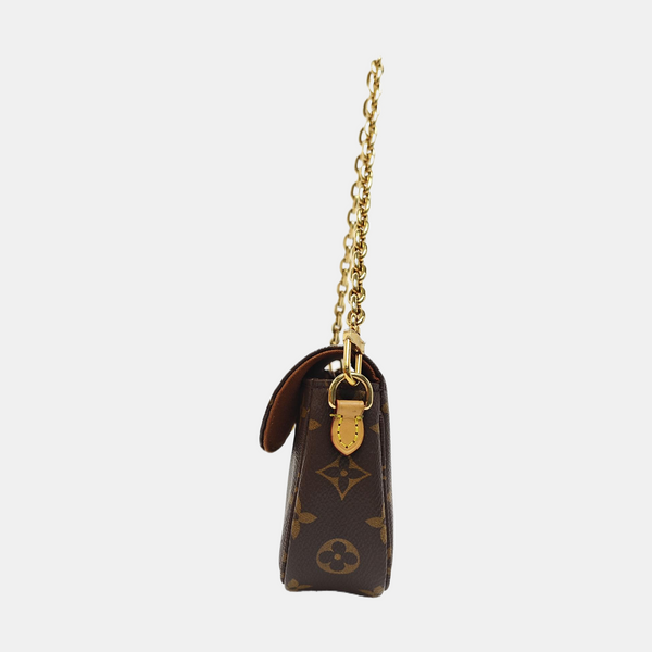 IVY Monogram Coated Canvas Brown