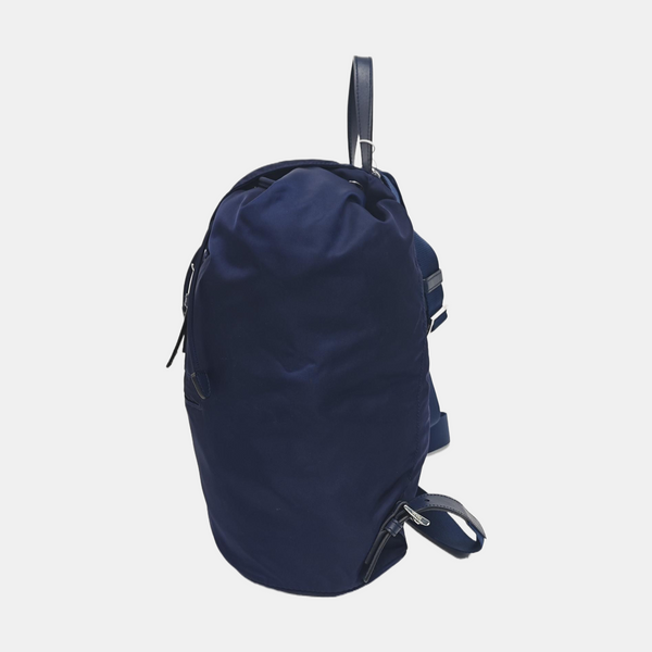 Nylon Backpack Blue