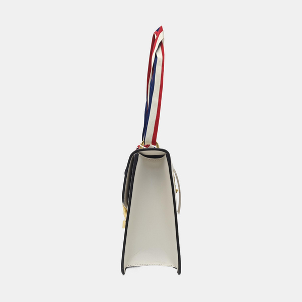 Sylvie Small Calfskin White