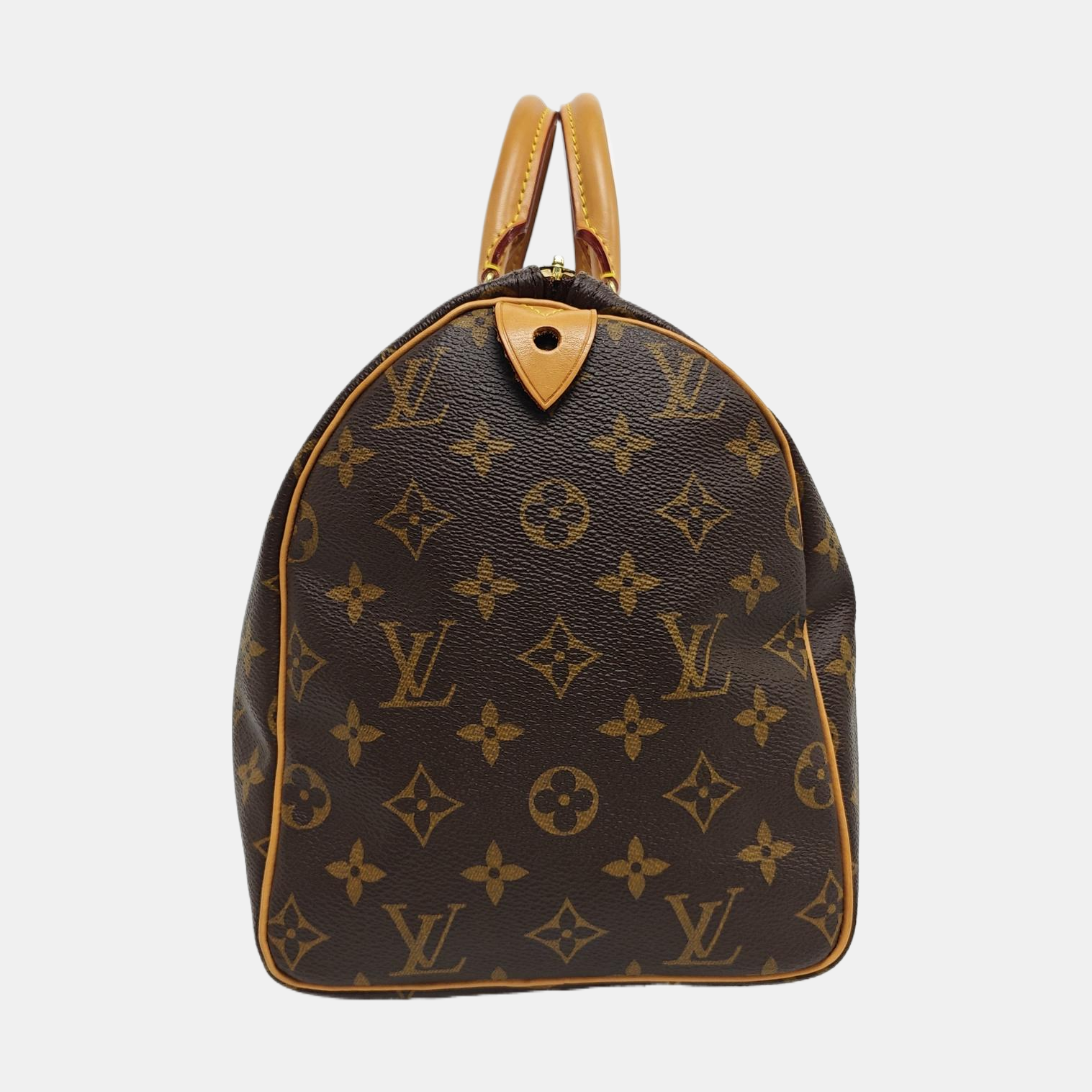 SPEEDY 30 Monogram Coated Canvas Brown