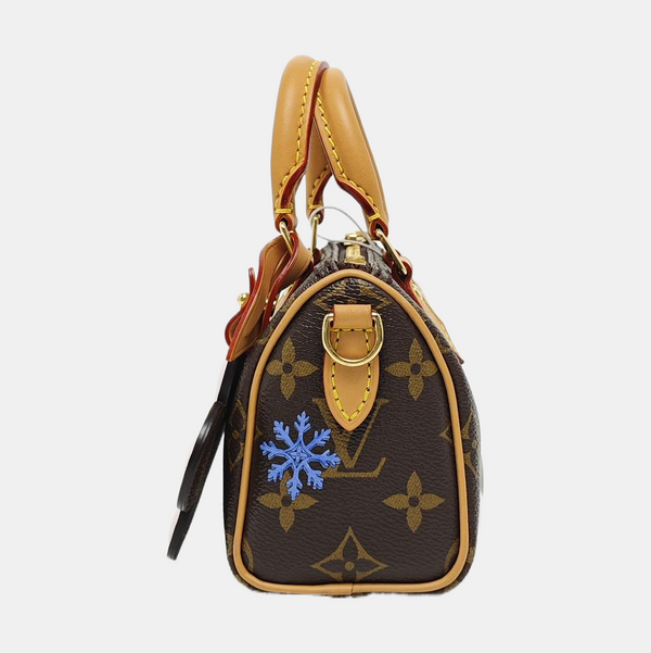 SPEEDY Monogram Coated Canvas Brown