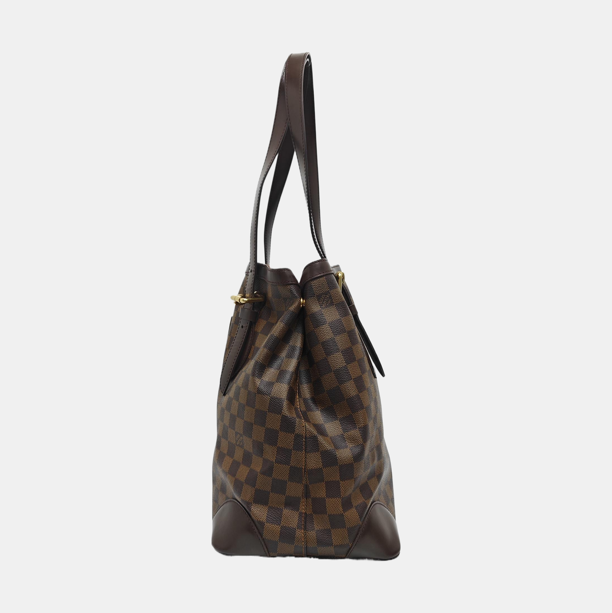 HAMPSTEAD GM Damier Ebene Coated Canvas Brown