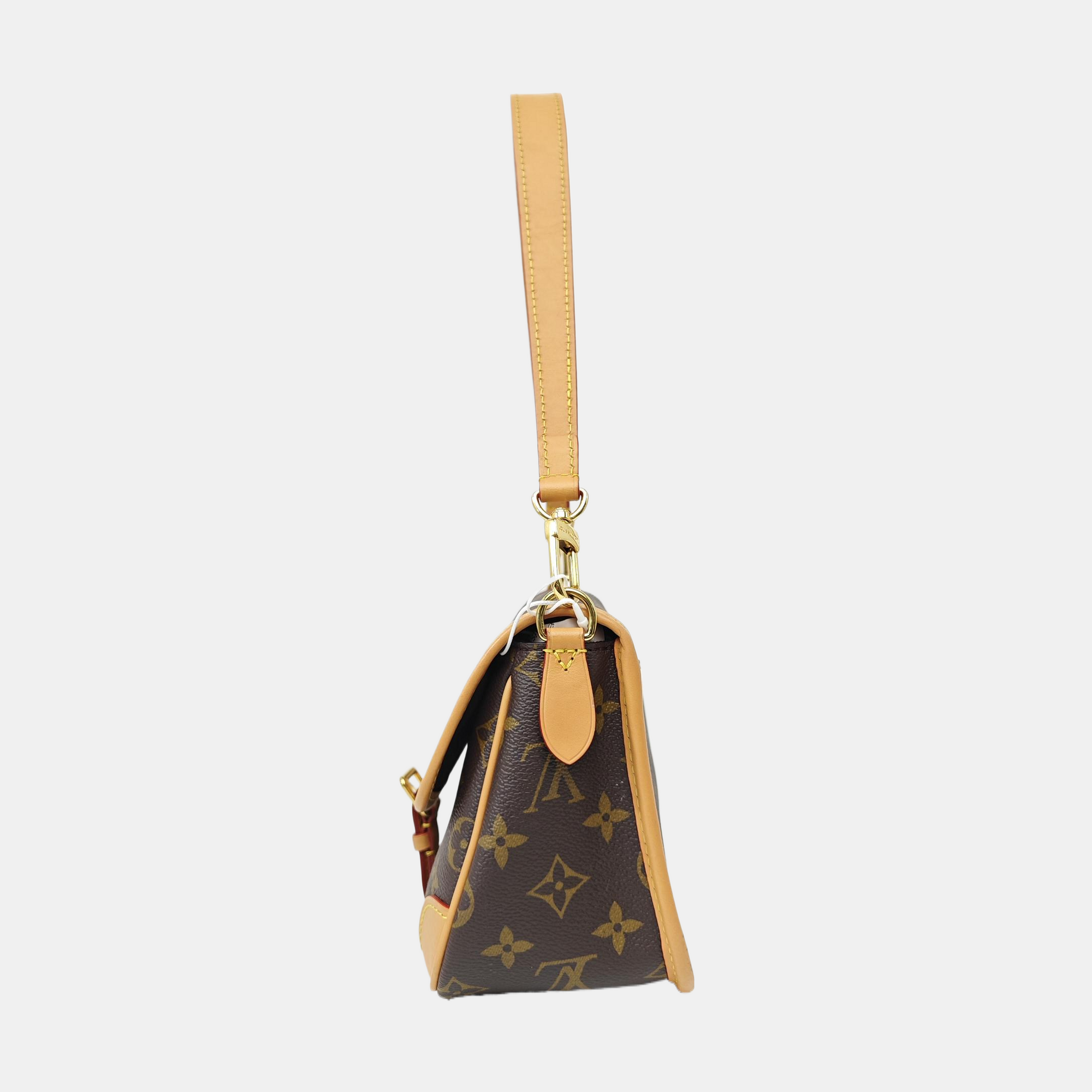 DIANE Monogram Coated Canvas Brown