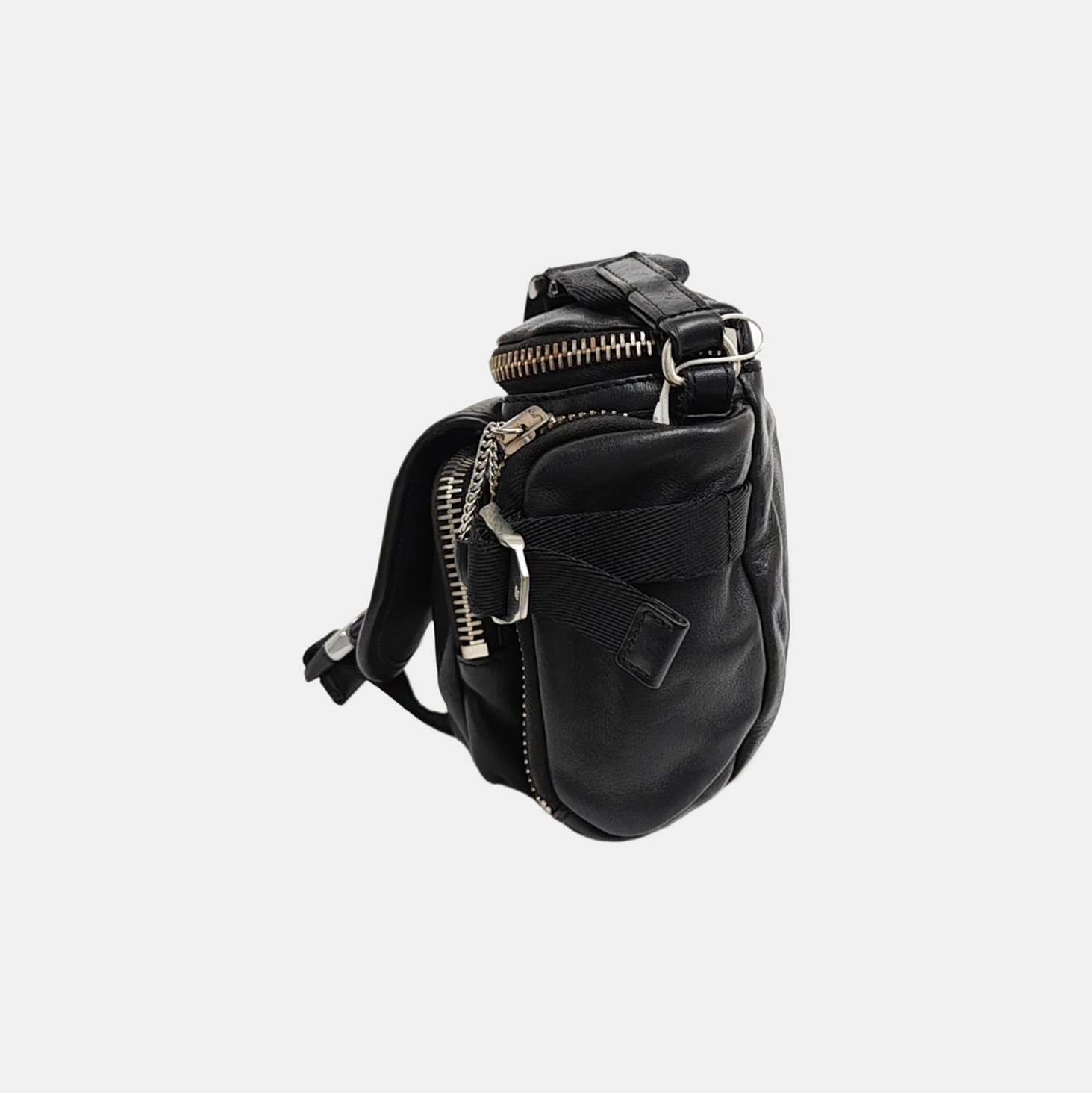Calfskin Shoulder Bag Black