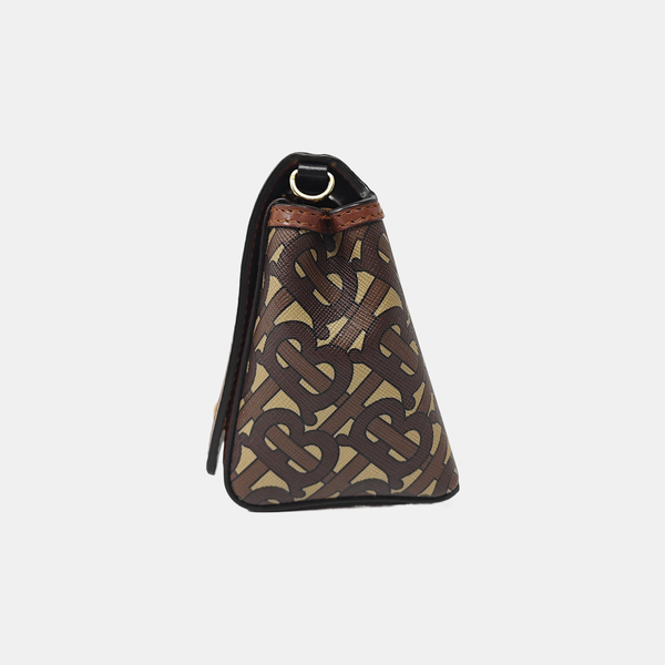 Crossbody Bag Coated Canvas Multicolor