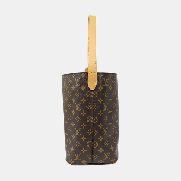 ALL IN GM Monogram Coated Canvas Brown