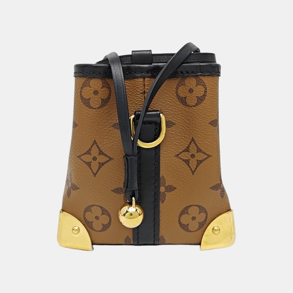 NOÉ PURSE LV CHARMS Monogram Coated Canvas Brown