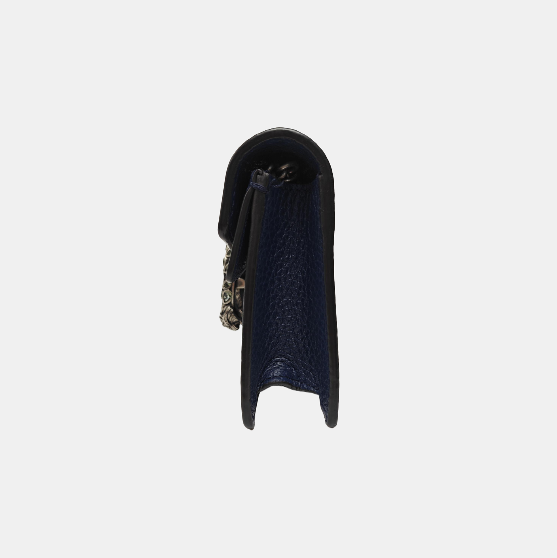 Dionysus Super Mini Calfskin Blue