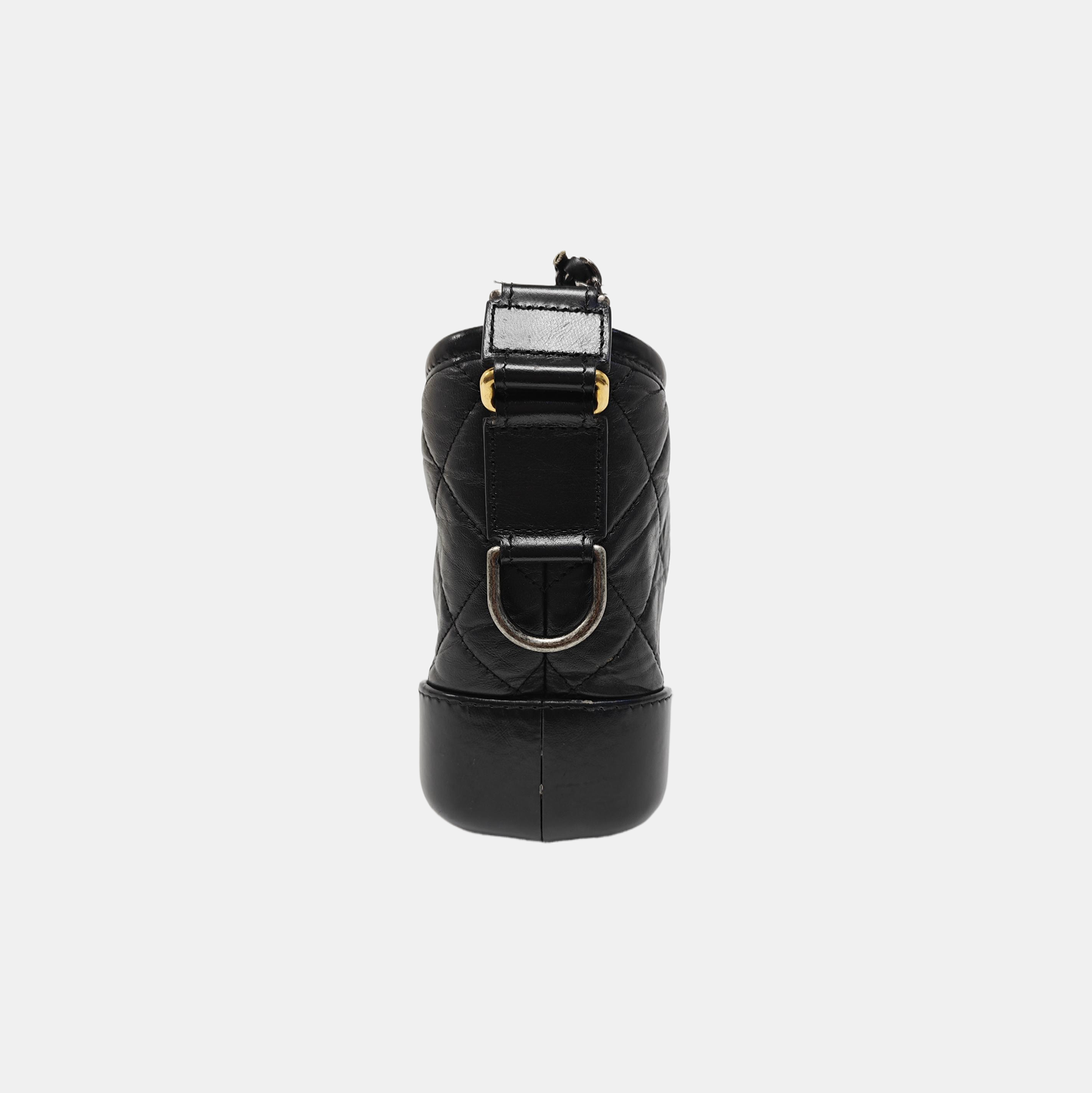 GABRIELLE Small Quilted Calfskin Black