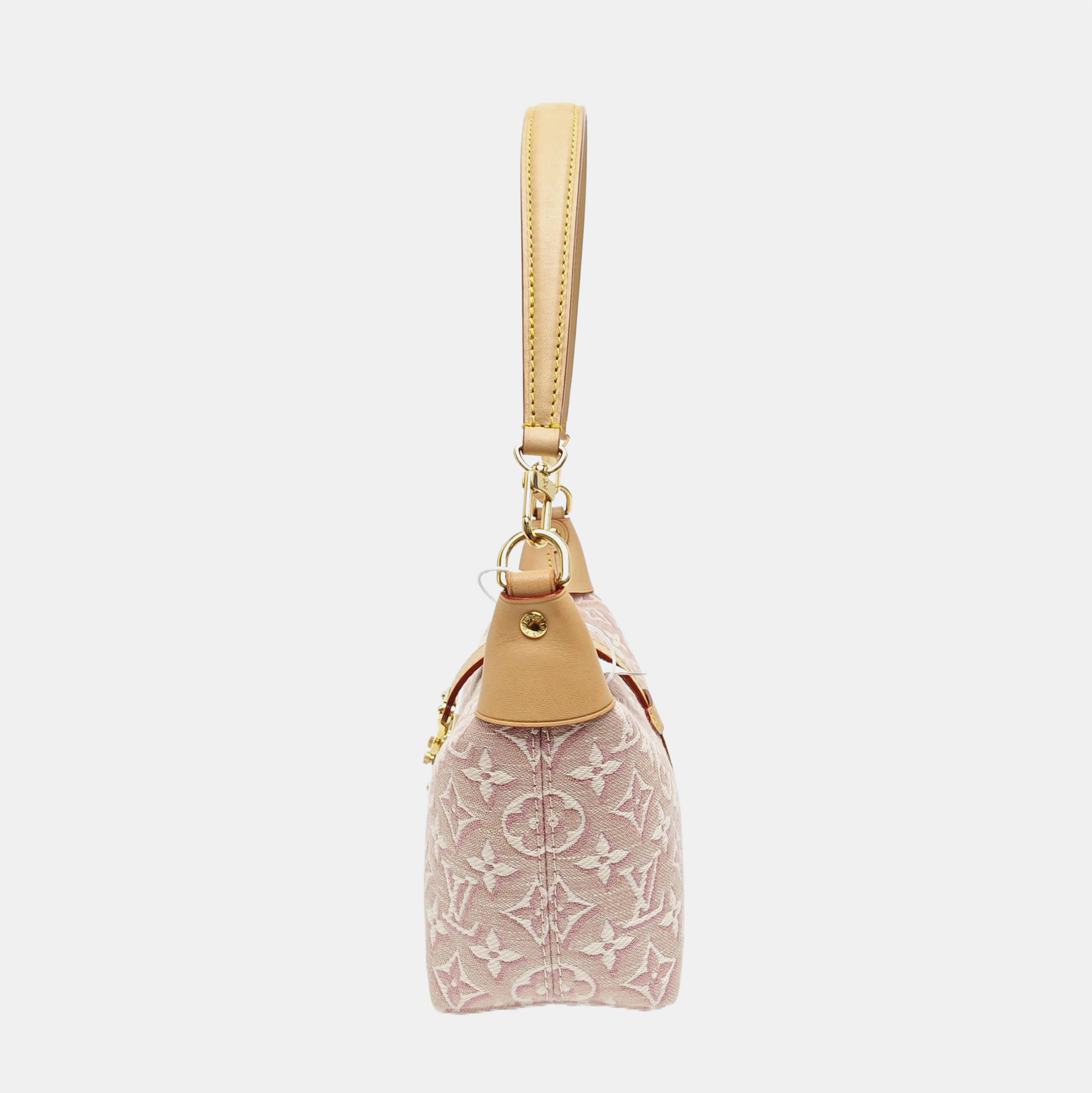 Pochette Mia Monogram Fabric Pink