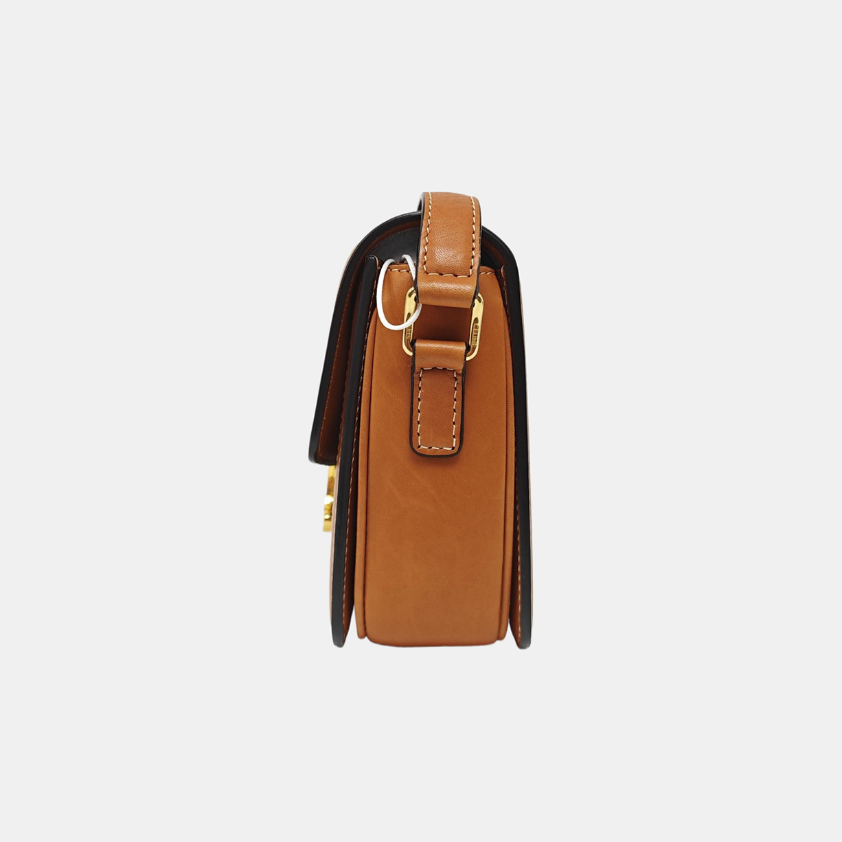 TRIOMPHE Small Coated Canvas Brown