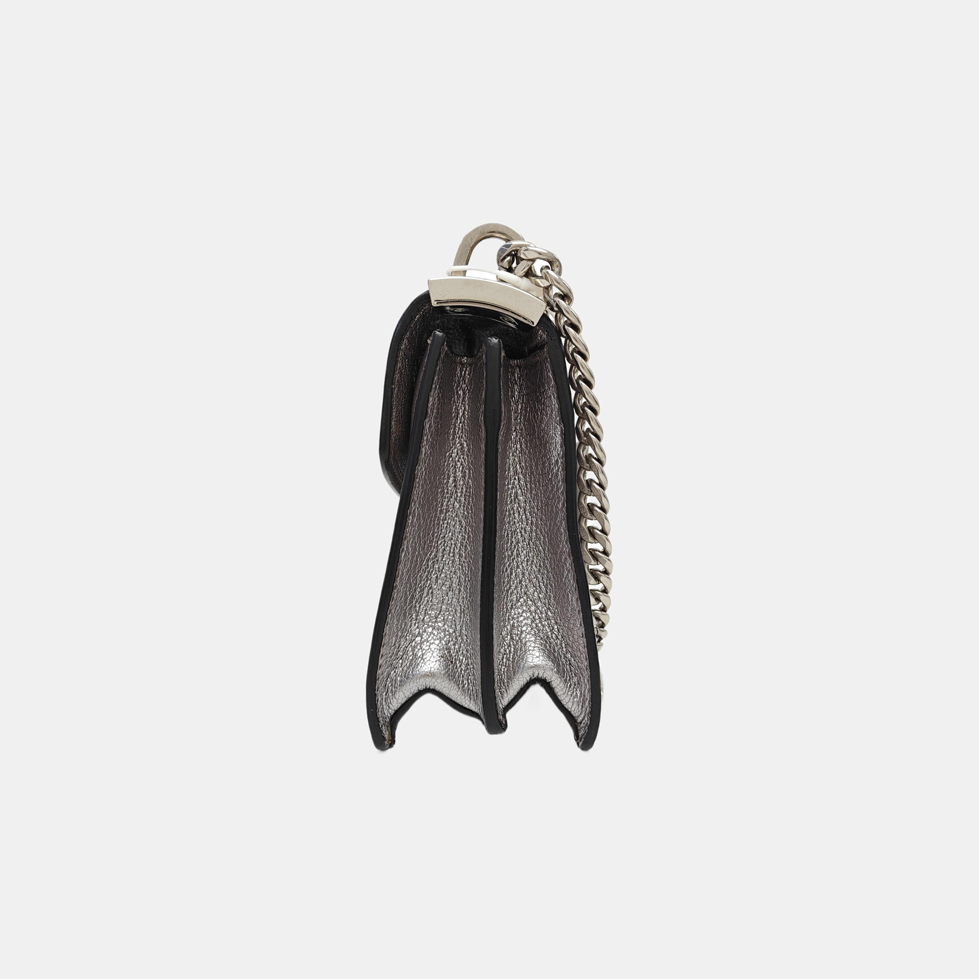 Miu Confidential Calfskin Silver