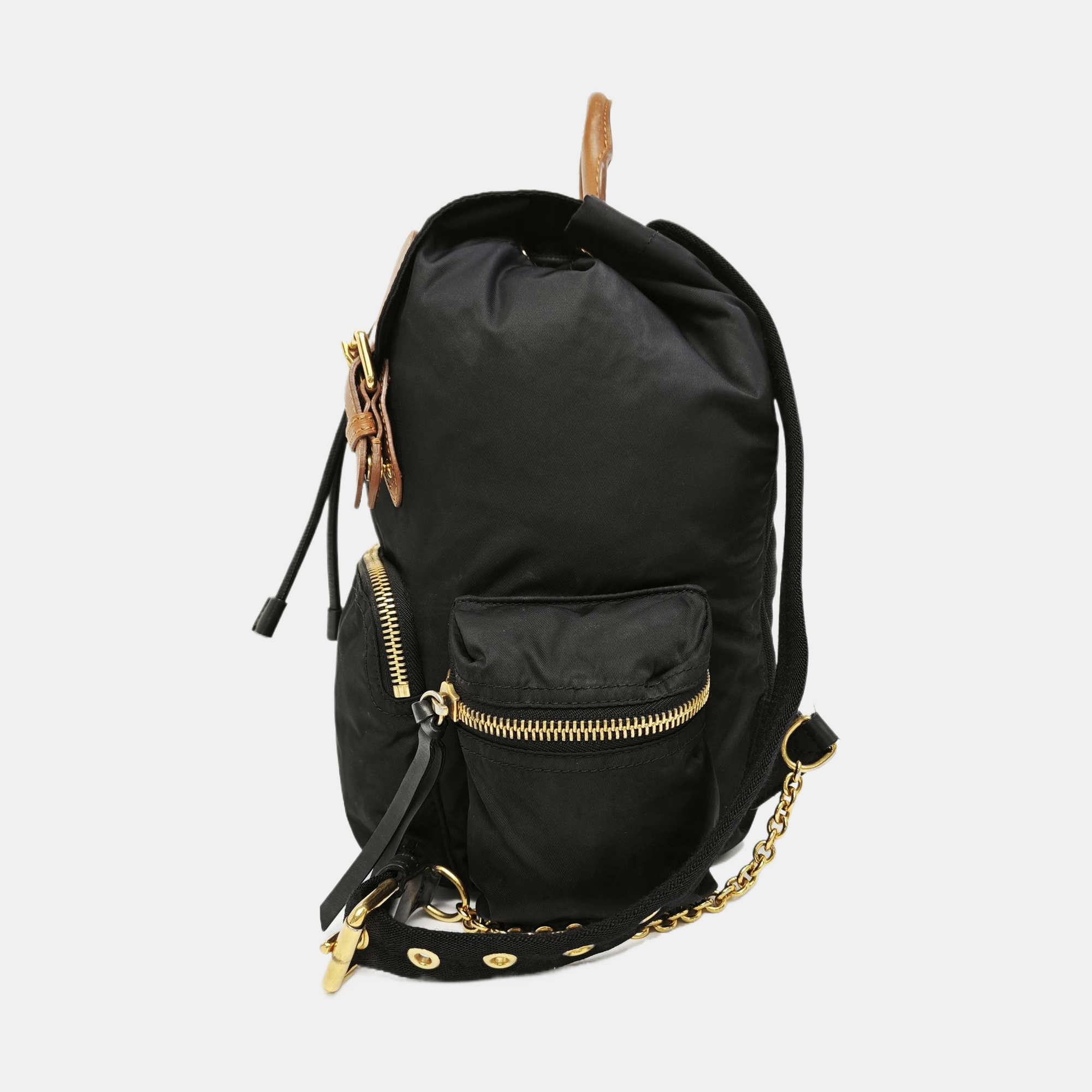 The Rucksack Medium Nylon Black