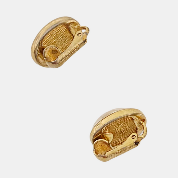 Metal Gold Clip On Earrings