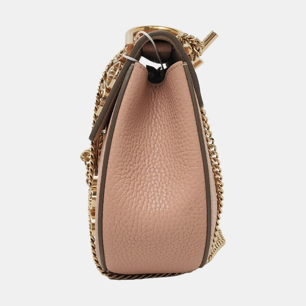 Drew Mini Calfskin Pink