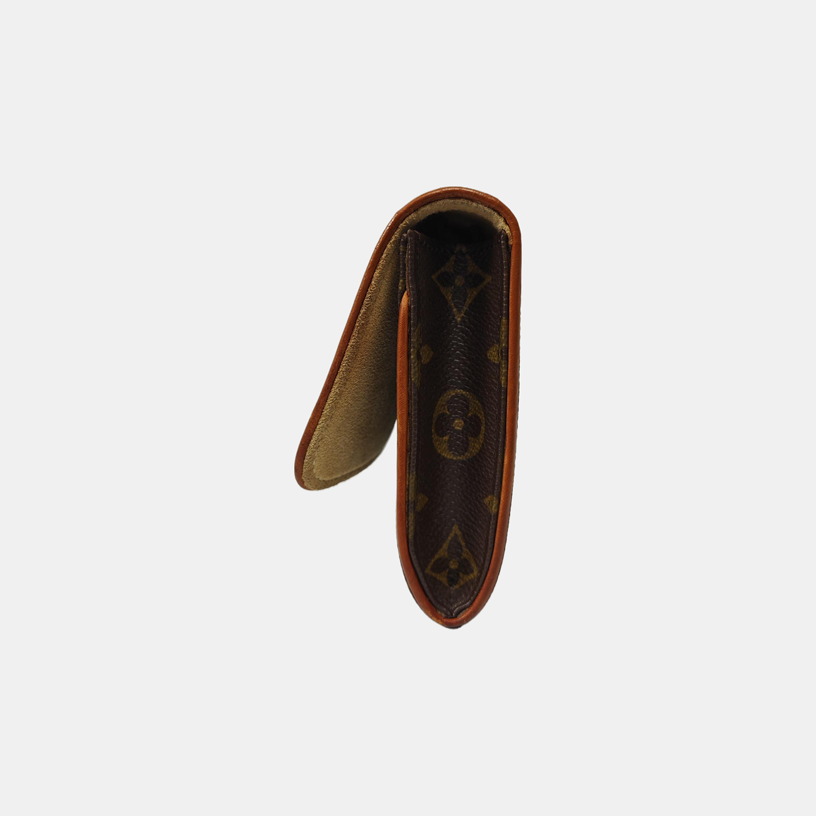 TWIN GM Monogram Coated Canvas Brown