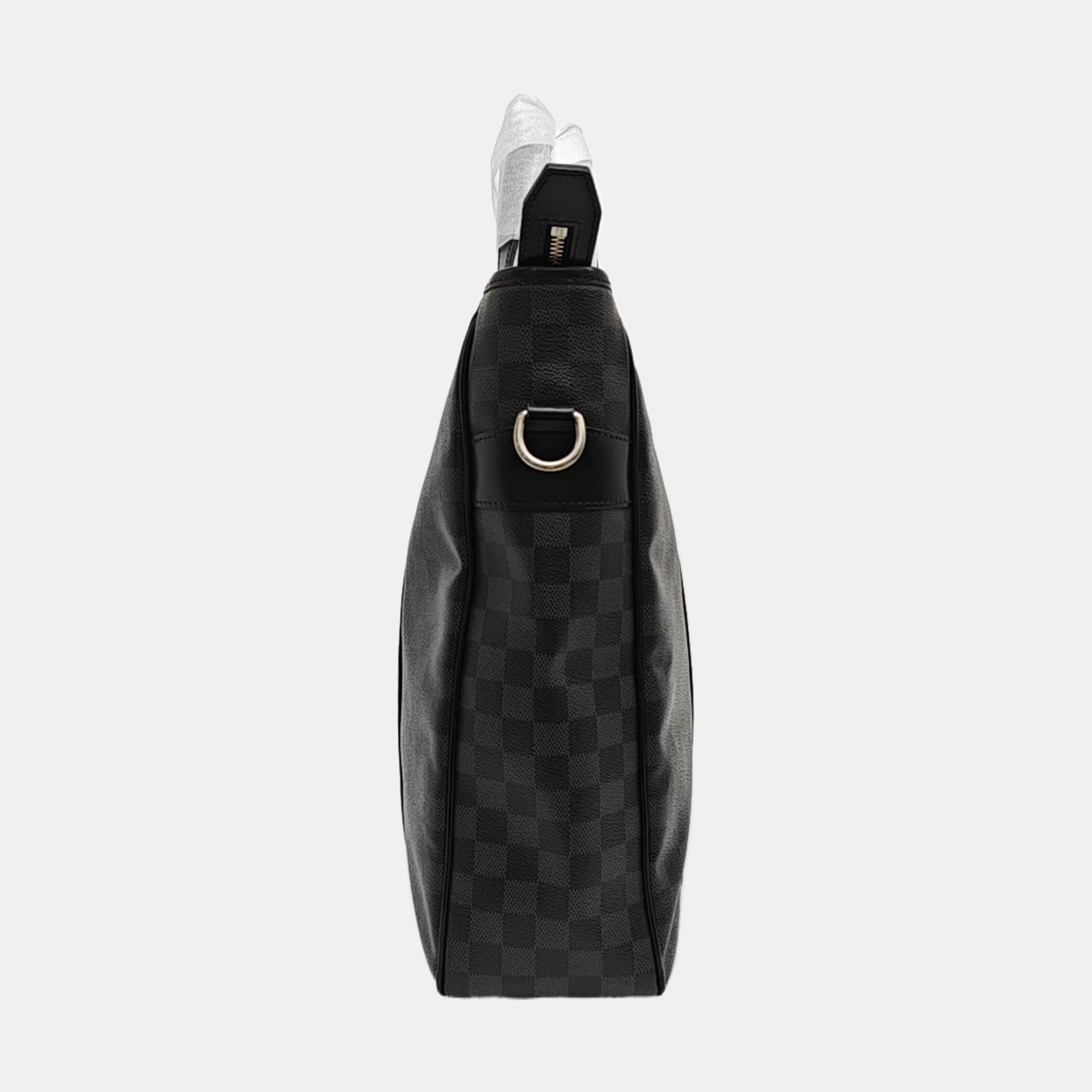 TADAO MM Damier Graphite Coated Canvas Gray