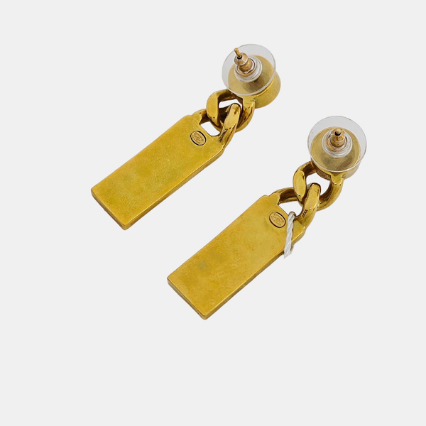 Metal Gold Stud Earrings