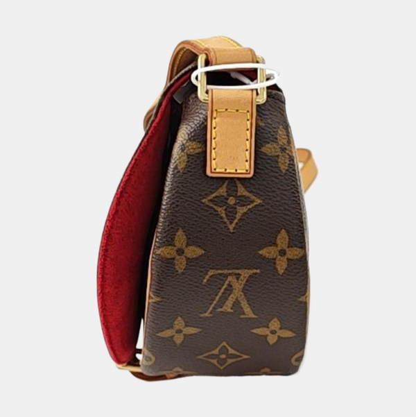 TAMBOURINE Monogram Coated Canvas Brown