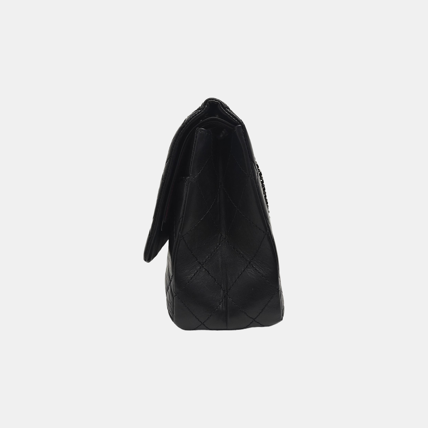 2.55 227 Quilted Calfskin Black